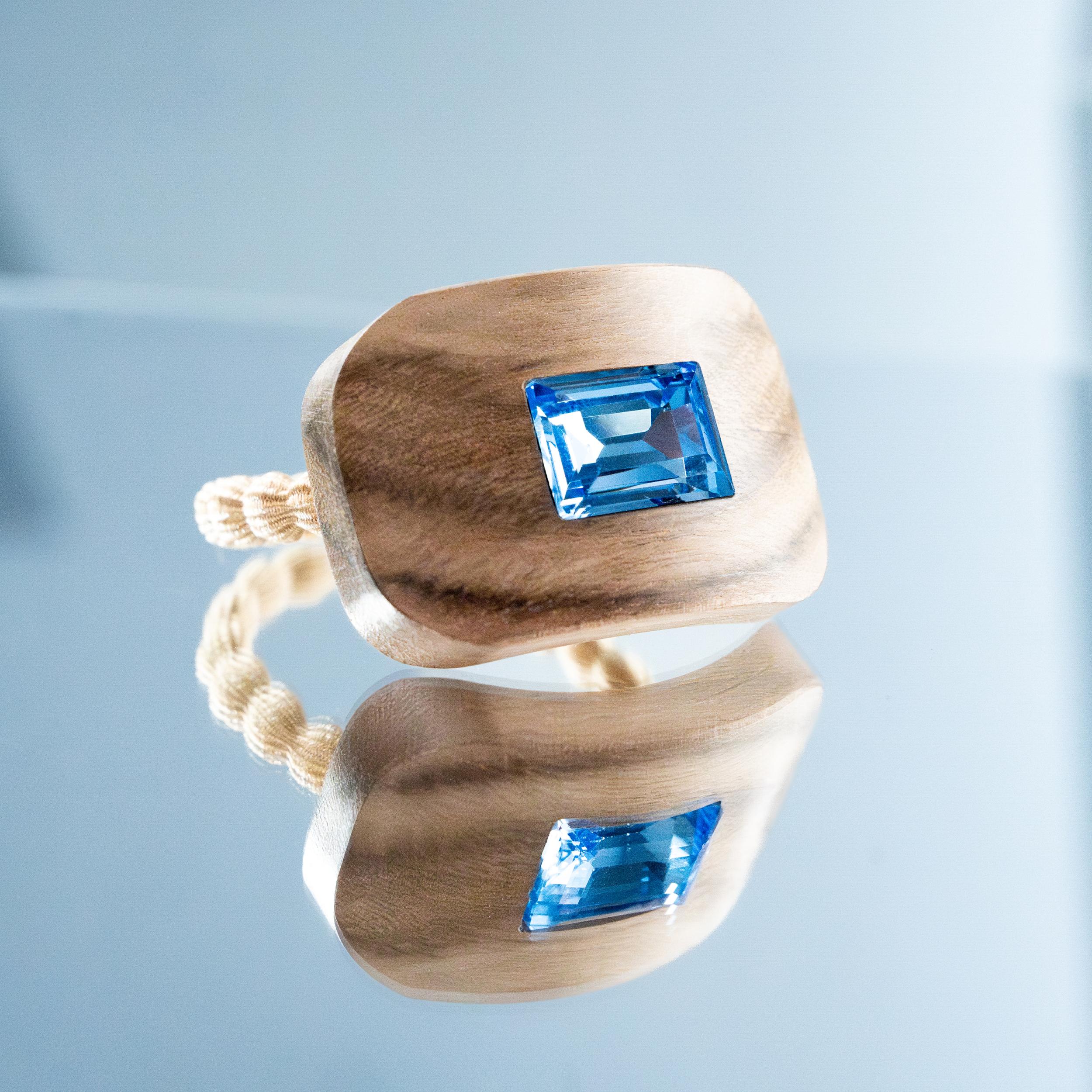 Haargummi BLANCA Sapphire