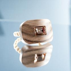 Haargummi BLANCA Champagne Diamond